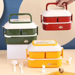 Buy Wholesale China Kids Plastic Lunch Bento Box Bpa Free Plastic Microwave Heated  Lunch Box & Lunch Box at USD 1.4