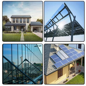 Energy Saving Glass Soft Low E Insulated Solar Control Coated Glass