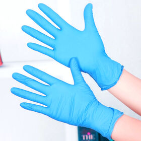 Boite 300 gants NITRILO jetable BLEU utilisation médicale/tatouages ​​