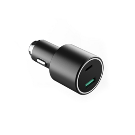 Supplier PD 18W Type-C QC3.0 60W USB-A Dual Ports Fast Car Charger Total 78W
