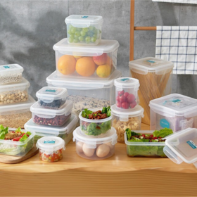 Buy Wholesale China Pet Fridge Storage Containers Boxes With Handle Bpa  Free Vegetable And Fruit Storage Basket Food Box & Fridge Storage Containers  at USD 1.04