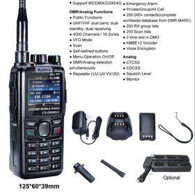 Kydera OEM ODM Dualband DMR + Analog + LTE Crossband Handfunkgerät Zweiwege-Funkgerät LTE-DR880UV Multimode Walkie-Talkie DMR-Relais-Repeater