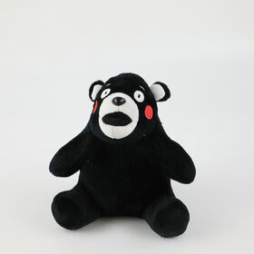 Plush Toys Stuffed Animal Black Bear Crystal Super Soft OEM Support Toys For Kids