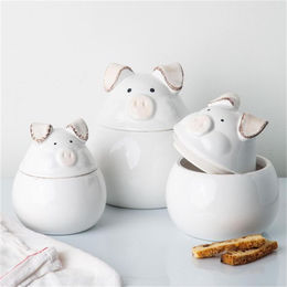 Buy Wholesale China Modern White Big Custom Kitchen Canister Ceramic Cookie  Biscuit Jar & Ceramic Biscuit Jar at USD 2.5