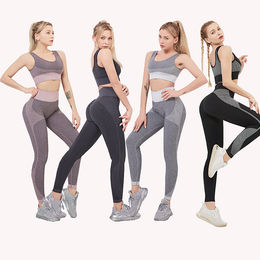 Custom Logo Women's Gym 4PCS Sport Suits Fitness Yoga Running Athletic  Workout Sports Outfits - China Women Workout Outfits and Gym Workout Sets  price