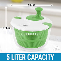 Buy Wholesale China 5l Kitchen Manual Plastic Vegetable Spinner & Salad  Spinner at USD 4.59