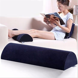 Carex Memory Foam Lumbar Pillow and Leg Pillow - Half Moon Pillow For Lower  Back, Knee - Bolster