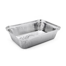 China China High Quality To Go Food Containers Factories – ABLPACK 750  ML/25 OZ gold aluminum foil takeaway food tray with hot sealing lids – ABL  Baking Manufacturer and Supplier