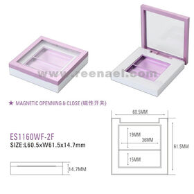 Estuche compacto de sombra de ojos disponible en varios colores, servicios de moldeo por inyección de plástico
