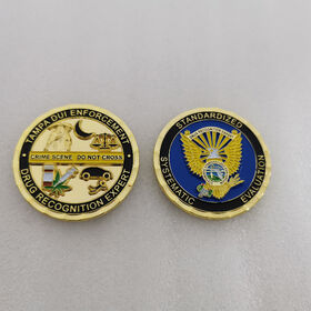 Buy Wholesale China Challenge Coin In Octagon Shape , Lion Logo