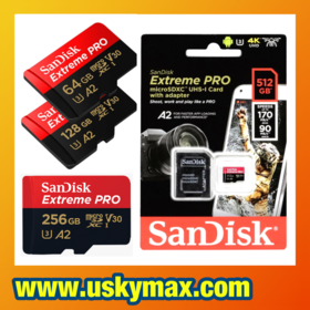 Sandisk A2 Extreme Pro Carte micro SD jusqu'à 170 Mo - s A2 V30 U3