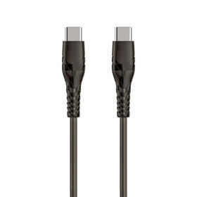 USB C to C USB 2.0 translucent cable,5V/3A 480Mbps; 1m/2m/3m,Easy to organise and use for sale