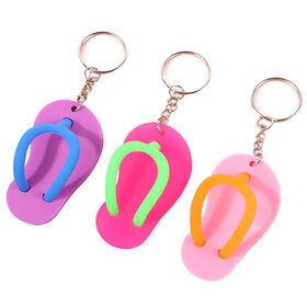 Porte-clés PVC Personnalisés, Mini Porte-clés 3D Design Tongs, Fabrication Sur Mesure
