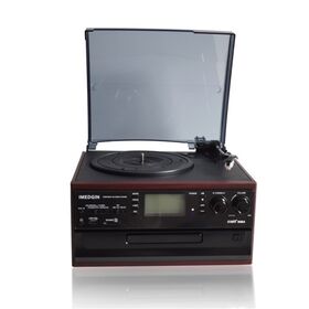 Promotion of high quality Multi Audio Retro Gramophone Turntable Record Player with USB Cassette Encoding