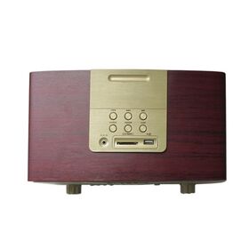 New arrival Customized Retro USB SD TF MP3 Player FM AM Wooden Radio with Blue tooth Speaker