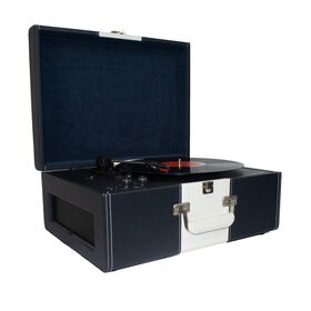 Nouveau tourne-disque vinyle design valise, tourne-disque rétro trois vitesses avec haut-parleur