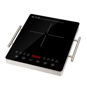 Fábrica de Zhongshan Fogão de Indução com alça, eletrodoméstico de cozinha, fogão elétrico 2000W