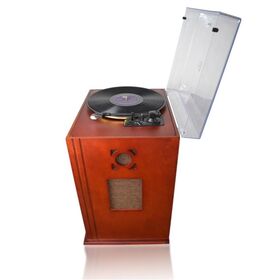 Top-vente article Accueil Équipement Audio Portable Radio Vintage Haut-Parleur Maison Audio Record Player