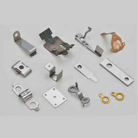 Custom copper steel spring clip metal stamping part