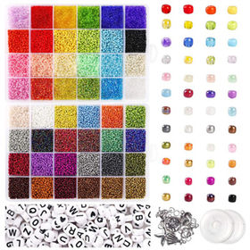 Buy Wholesale China Glass Seed Beads And Acrylic Letter Bead Set