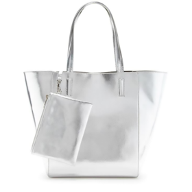 Bulk Buy Taiwan Wholesale Fashion Clear Iridescent Pvc Tote Bag