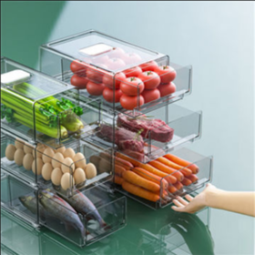 Buy Wholesale China Kitchen Furniture Storage Boxes Eggs Fruit Vegetable  Storage Box With Cover Fridge Storage Container & Fridge Storage Container  at USD 1.7