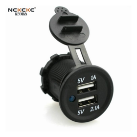 Buy Wholesale China Dual Bus Usb Charger Socket Power Outlet 2.4a & Aux  Socket For Car Boat Marine Mobile Socket With Switch & Soket Electric Socket  at USD 8