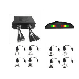 Perfect quality led display 6 sensors buzzer alarm side front rear parking sensor for truck bus