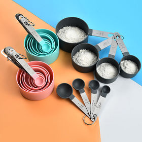 Buy Wholesale China Plastic Measuring Spoon Set 5 Pcs Colorful Kitchen  Coffee Seasoning Baking Spoons With Scale & Plastic Measuring Spoon at USD  0.32
