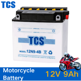 China Motorcycle battery dry charged maintenance free TCS YTX9-BS