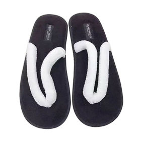 towelling thong slippers