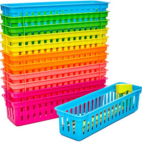 Buy Wholesale China 4-pack Multi Colored Pantry Plastic Stackable Storage  Bins Organizing Bins & Stackable Storage Basket at USD 9.2