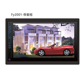 Radio para coche universal doble DIN MP5 con pantalla táctil completa de 7 pulgadas, vídeo para coche, audio para coche