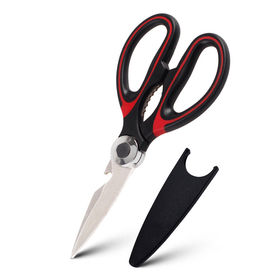 Farberware Professional Stainless Steel All-Purpose Kitchen Shears, Red