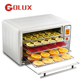 5 bandejas deshidratador de secador de alimentos con temporizador digital y  control de temperatura para frutas verduras carne carne seca de res