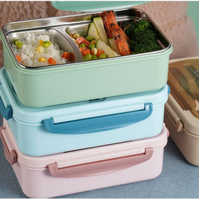 Buy Wholesale China Microwave Safe Reusable Lunch Box Stainless Steel Food  Container & Stainless Steel Food Container at USD 1.38