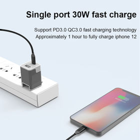 Hub USB 3.0 8 Ports avec Alimentation 10W (5V/2A) 1 Port USB 3.0 + 6 Ports  Adaptateur Distributeur USB 2.0 + 1 Port de Charge Rapide Adaptateur