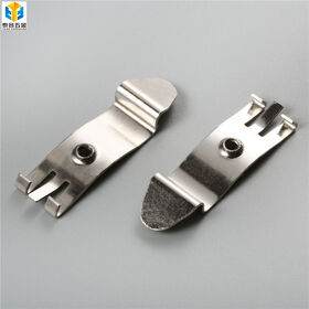 Abrazaderas de tubo de metal para automóviles, estampadas OEM, de acero inoxidable