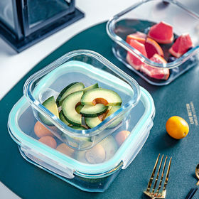 Buy Wholesale China Refrigerator Microwave Available Glass Lunch Box & Lunch  Box at USD 2.28