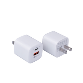 Mini cargador portátil de banco de energía para iPhone Apple (enchufe  directo) y para dispositivo USB C Android (cableado), 4800mAh de carga  rápida de