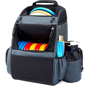 Sac à Dos de Disc Golf Léger et Durable, Sac pour Disques de Frisbee Golf avec Grand Porte-Bouteille d'Eau