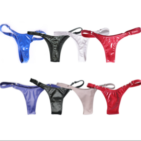 Buy Wholesale China Latex Ammonia Crotch Underwear, Sexy Low-rise Underwear  For Men & Briefs at USD 4.5