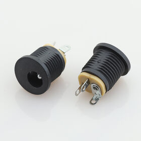 Factory Price DC-022 Jack Socket Female 5.5*2.1/2.5mm DC Barrel Jack Panel Mount Power Connector