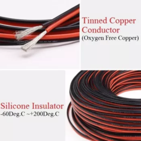 - 18 AWG Silicone Wire Soft and Flexible Silicone Wire- 150 Strands 0.08mm of Copper Wire for Wiring Harness from Cars Cables 18 Gauge Silicone Wire 10 Feet 5 ft Black and 5 ft Red 