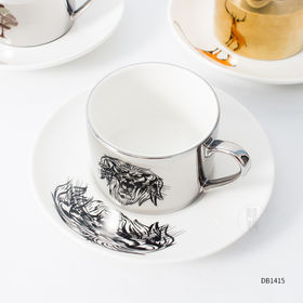 Kaufen Sie China Großhandels-Keramik Becher, Design Kann Sich