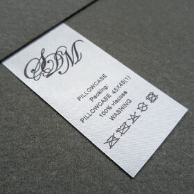 Printing sticker labels Tape washing skin care private label for clothing