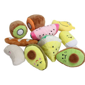 Buy Wholesale China Wholesale Fruit And Vegetable Plush Toy For Dog  Interactive Squeaky Plush Pet Dog Toy & Dog Toy at USD 0.59