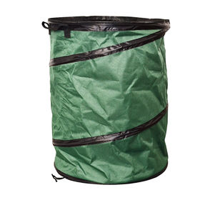 Poubelle pliable avec compartiment de rangement pour sacs poubelle