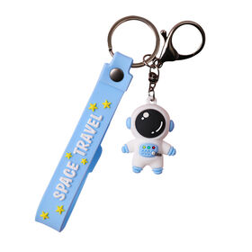PVC Schlüsselanhänger Kawaii 3D Cartoon Astronaut Auto Paar Tasche Schlüsselanhänger Anhänger