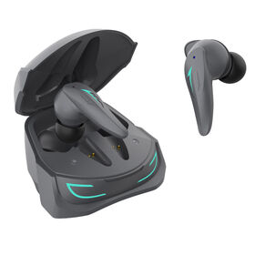Écouteurs gaming E-sport TWS Bluetooth avec lumière LED clignotante, fonctions personnalisées via application et faible latence